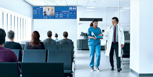 digital signage hospital